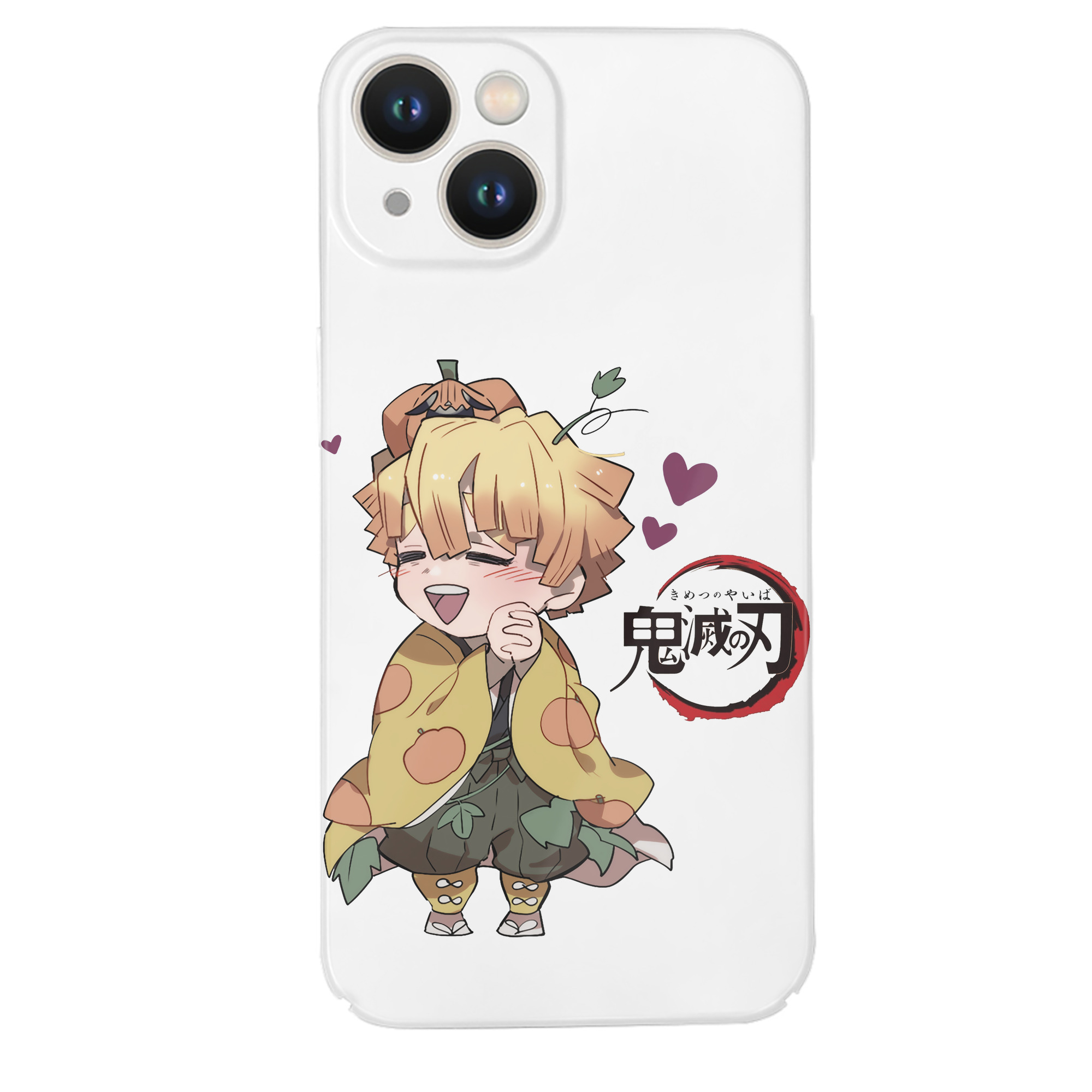 （画像用） 鬼滅の刃（きめつのやいば）我妻 善逸／あがつま ぜんいつ Agatsuma Zenitsu 【iPhone 14シリーズ対応】ハードケース